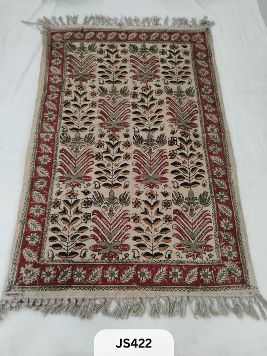 KALAMKARI PRINT FLOOR MAT (2X3 FEET)
