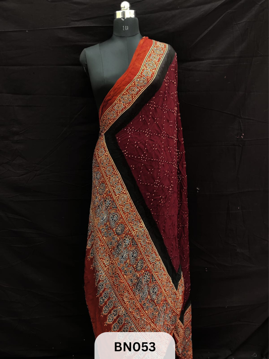 AJRAKH BANDHANI STAR DUPPATA | BORDER