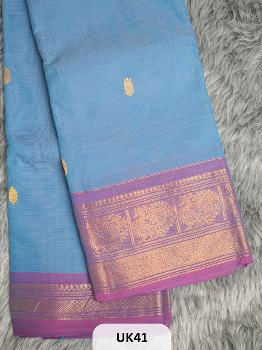 KANCHI COTTON INSPIRED WITH RICH PALLU