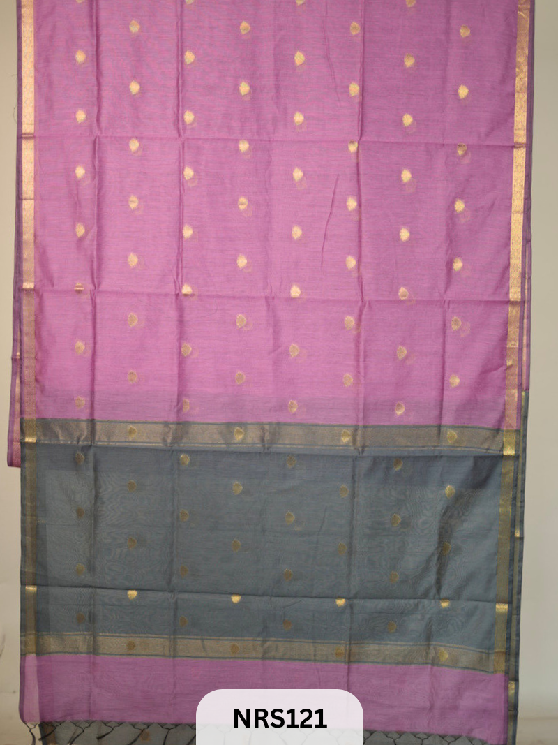 CHANDERI INSPIRED MAHESWARI SAREE
