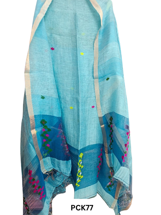 Pure Linen silk Salwar 2pcs Set