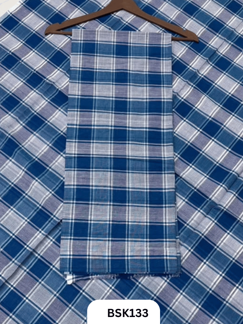 Mul Cotton Checks Top Duppata -2.5Mtr