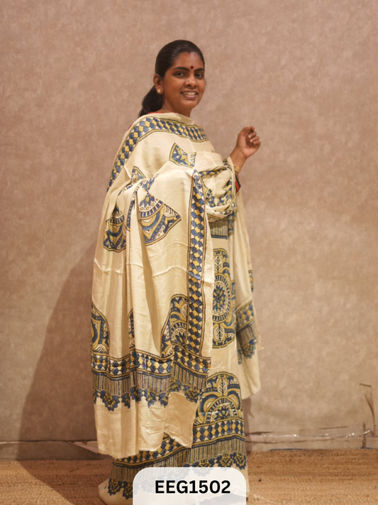 AJRAKH MODAL 2  PCS-UNSTITCHED