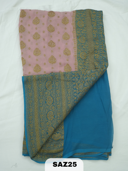 BANARAS ANTI KHADI GEORGET SAREE