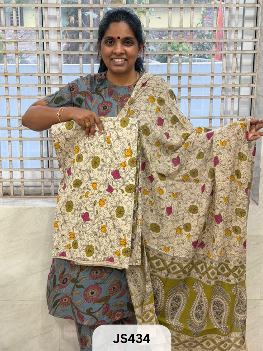KALAMKARI MAL COTTON SALWAR SUIT