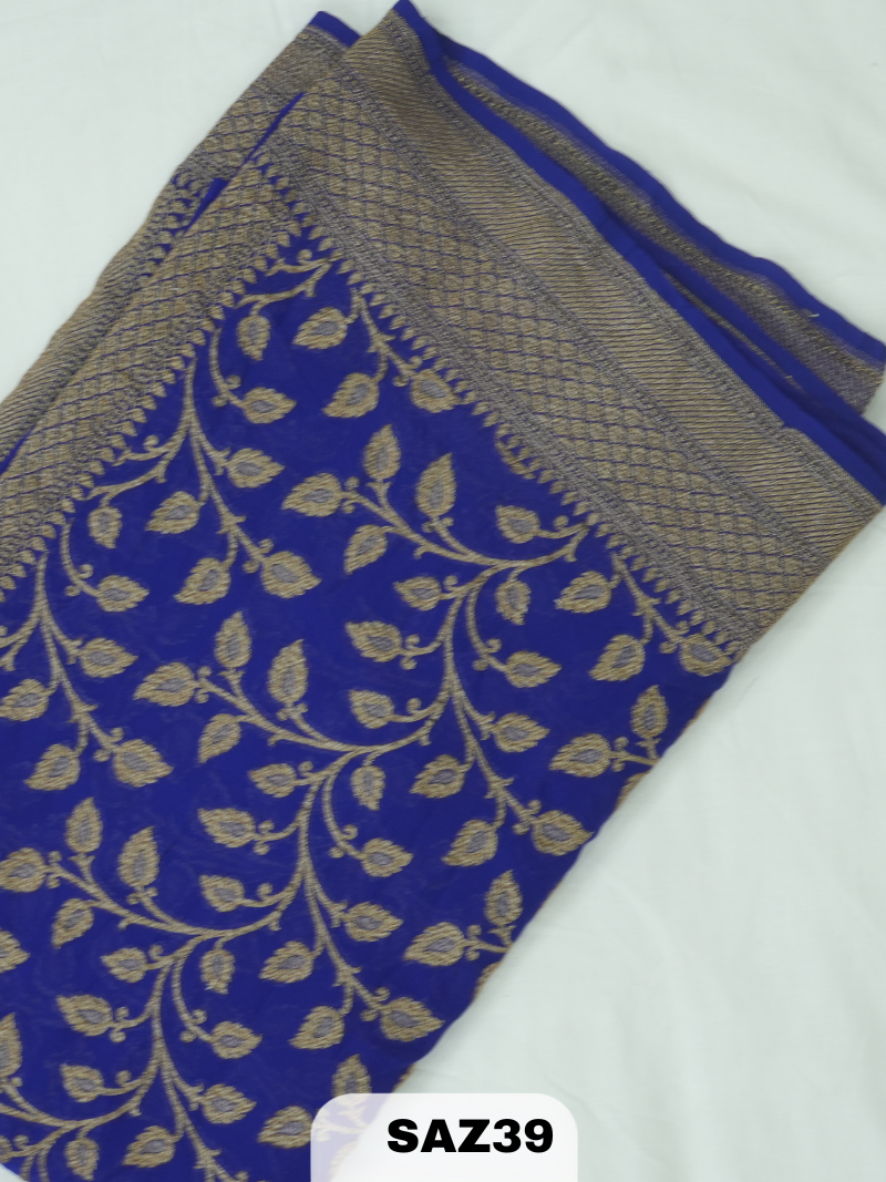 BANARAS ANTI KHADI GEORGET SAREE