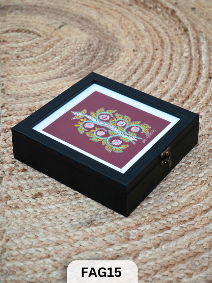 ROGAN ART PAINTINGS PATCHS GIFT BOX