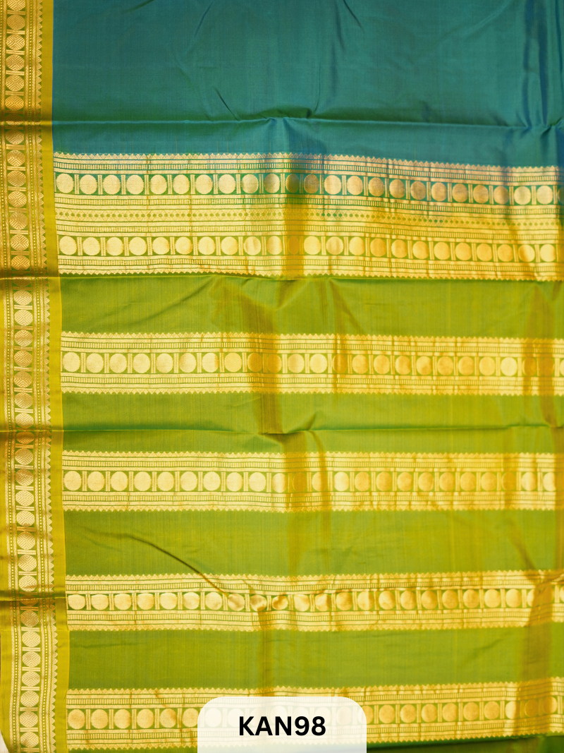KANCHIPURAM HANDLOOM SMALL DOUBLE BORDER
