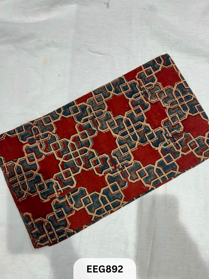 COTTON AJRAKH FABRIC-1MTR