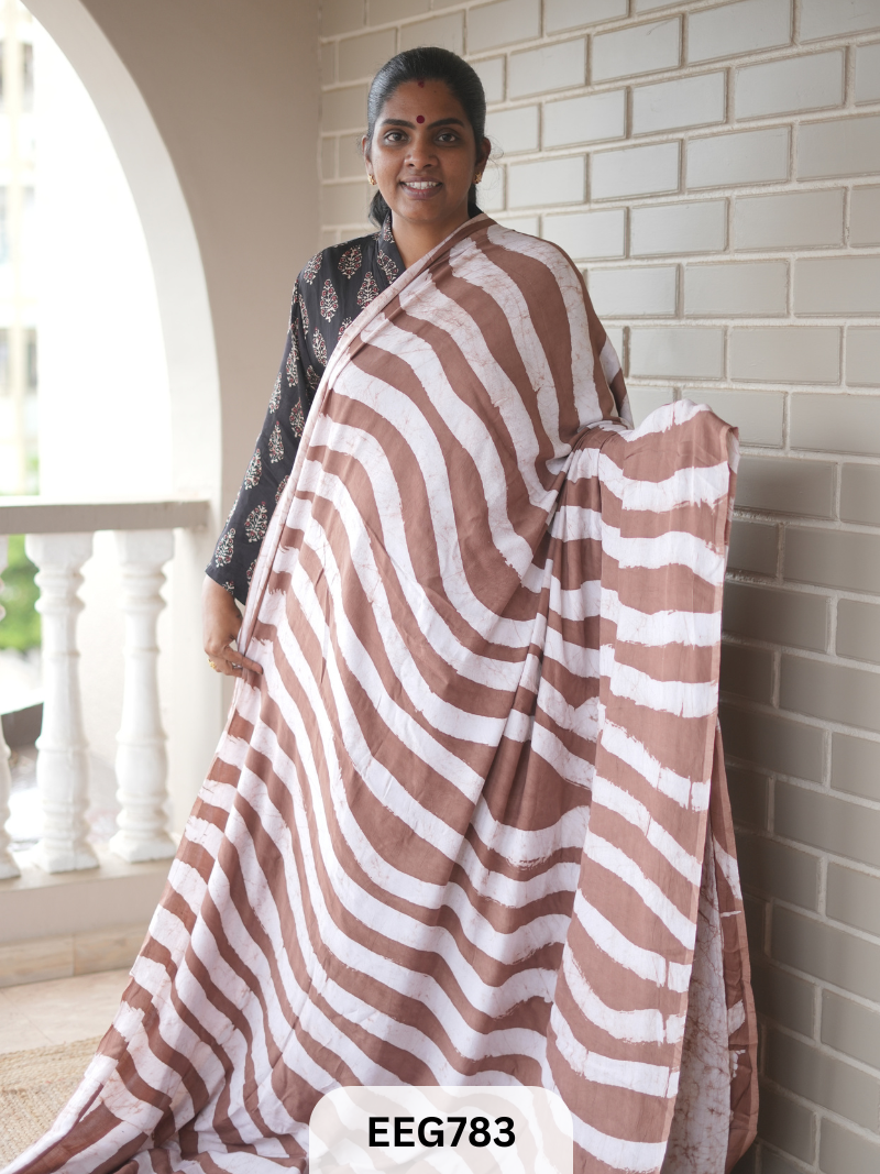 BATIK PRINT MODAL SAREE