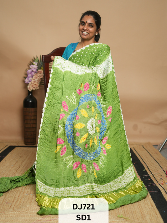 BANDHANI & AJRAKH MODAL SAREES | LAGDI PATTA | SHIBORI