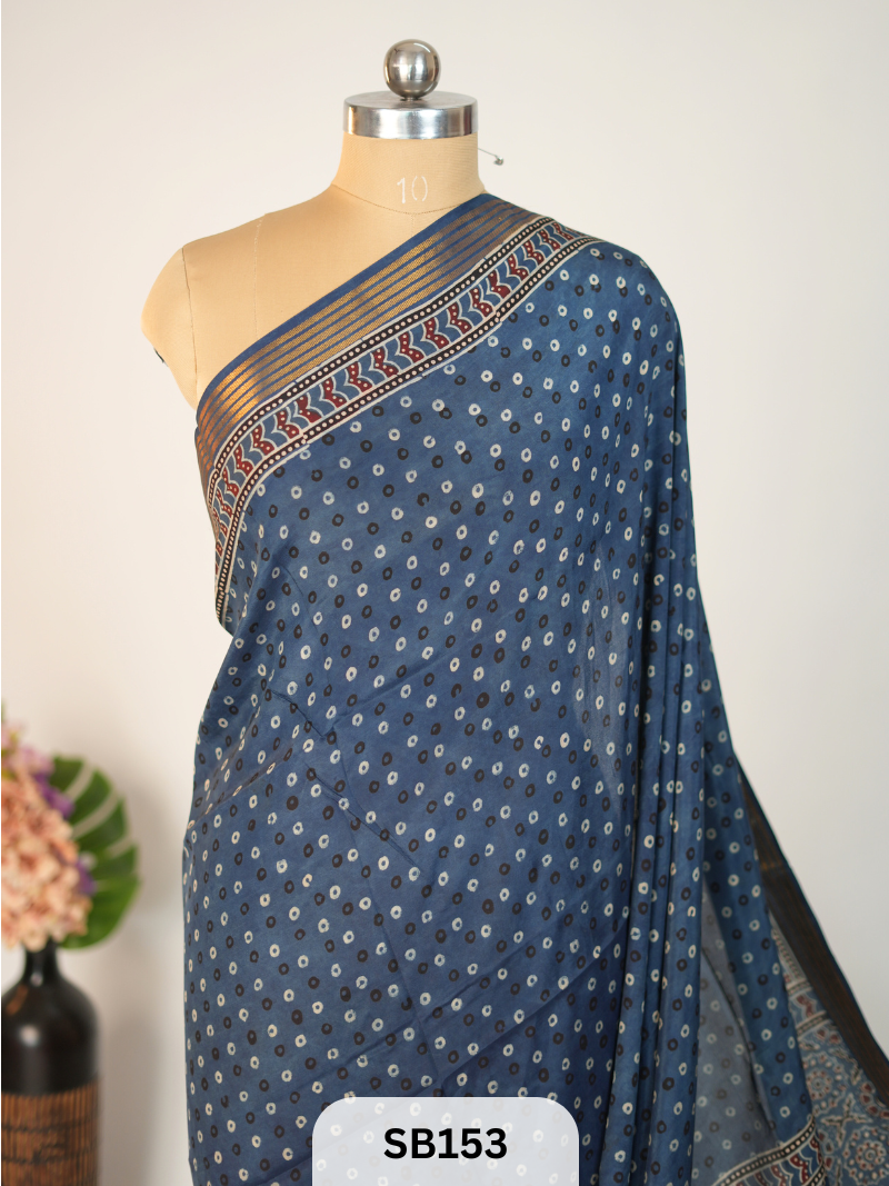 CHENNURI SILK WITH KANCHI BORDER