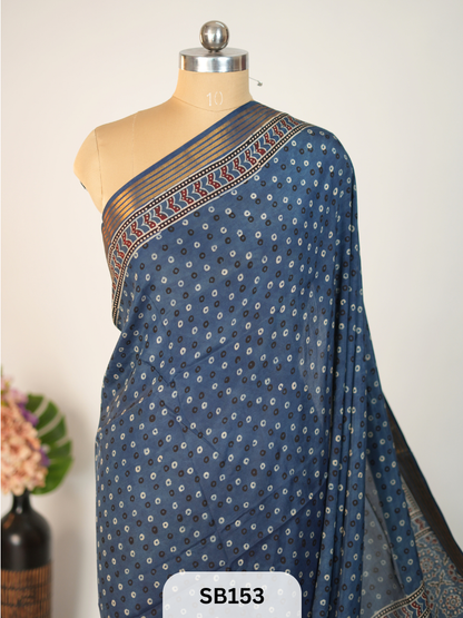 CHENNURI SILK WITH KANCHI BORDER