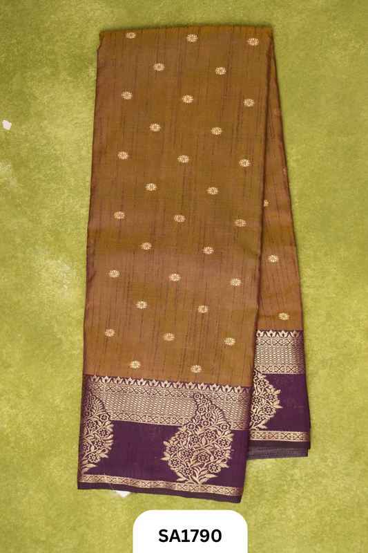 DUPION TUSSAR SAREE