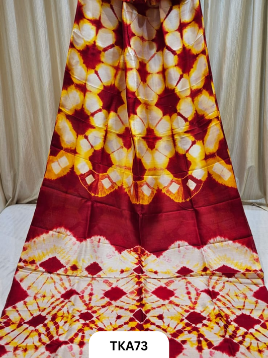 Pure Bishnupuri Silk - Shibori work saree