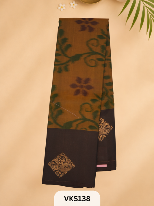 PURE KANCHIPURAM PURE SOFT SILK SAREE