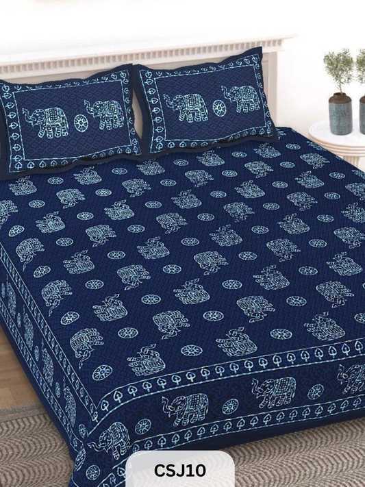 Indigo BED SHEETS-90*108
