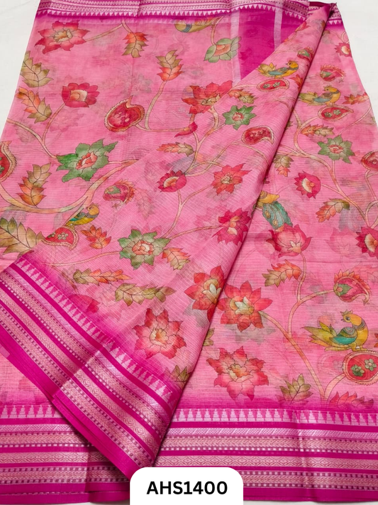 Pure Kota Cotton Digital Print Saree