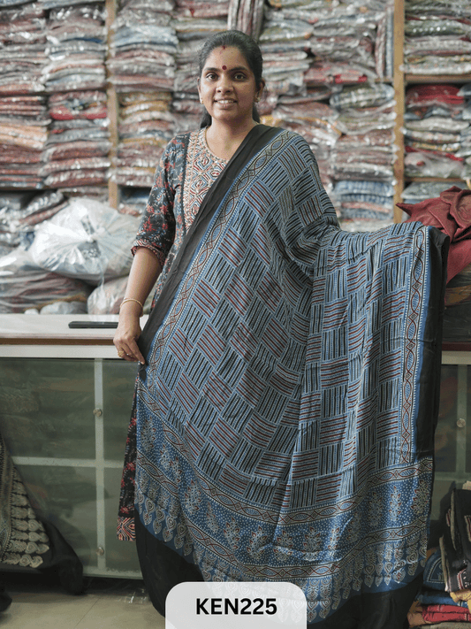 MODAL AJRAKH SCREEN PRINT DUPPATA