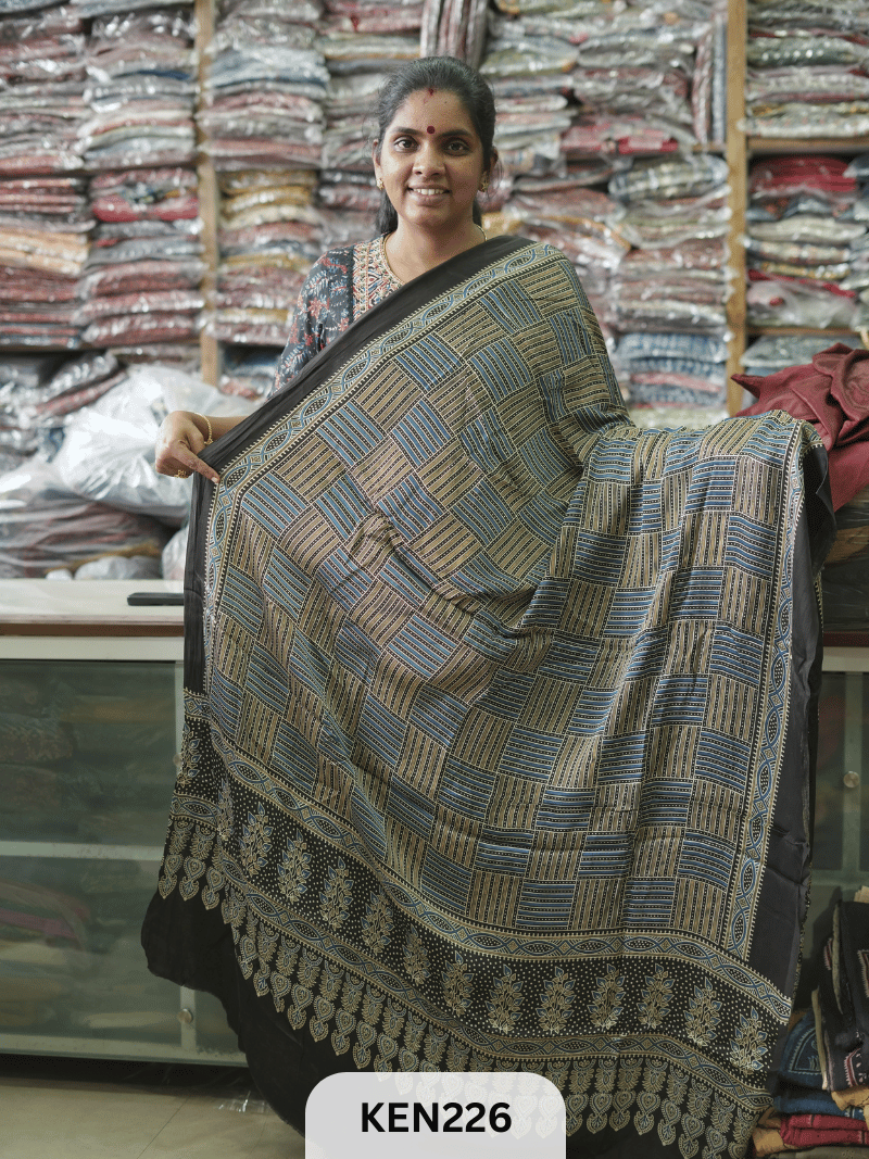MODAL AJRAKH SCREEN PRINT DUPPATA