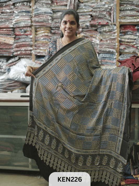 MODAL AJRAKH SCREEN PRINT DUPPATA