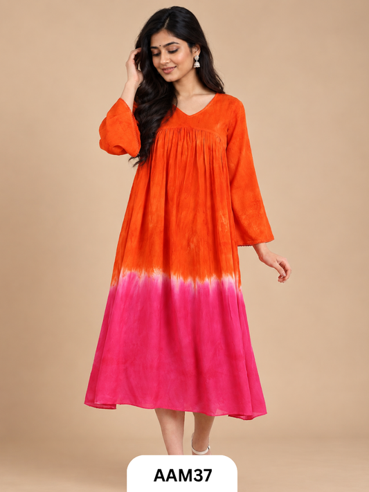 Long Rayon Gown