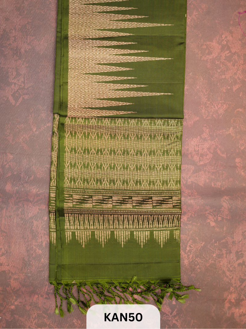 KANCHIPURAM HANDLOOM PURE SOFT SILK