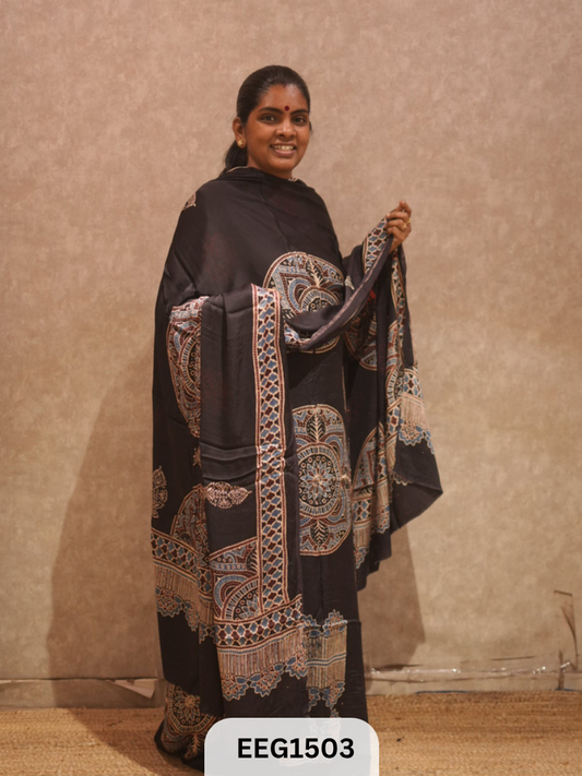 AJRAKH MODAL 2  PCS-UNSTITCHED