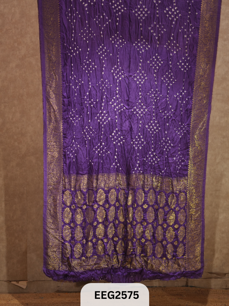 MODAL FUSIOIN SAREE WITH DOLA BORDER - EXCLUSIVE