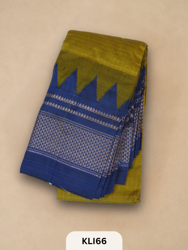 ILKAL TOPI BORDER HANDLOOM SAREE