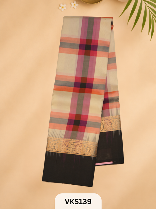 PURE KANCHIPURAM PURE SOFT SILK SAREE