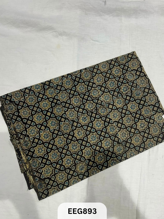 COTTON AJRAKH FABRIC-1MTR