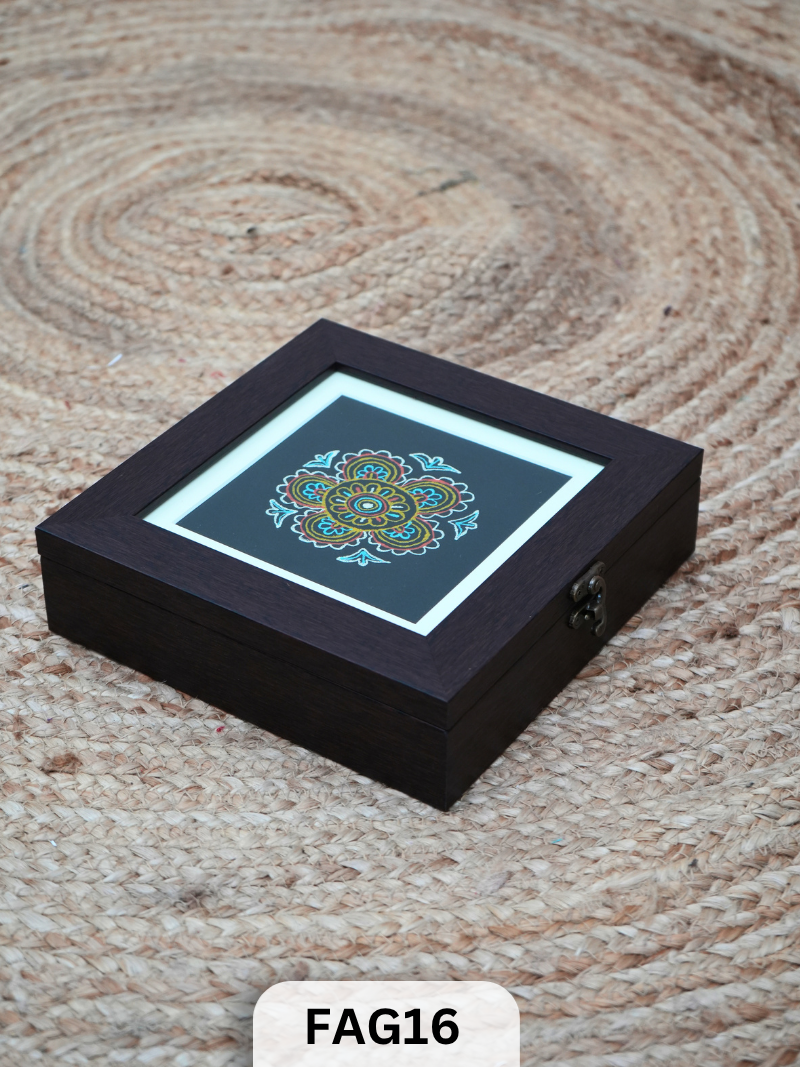 ROGAN ART PAINTINGS PATCHS GIFT BOX