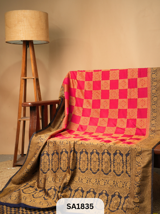 BANARASI MYSORE KHADI GEORGETTE SAREE