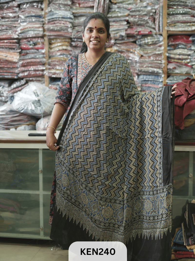 MODAL AJRAKH SCREEN PRINT DUPPATA