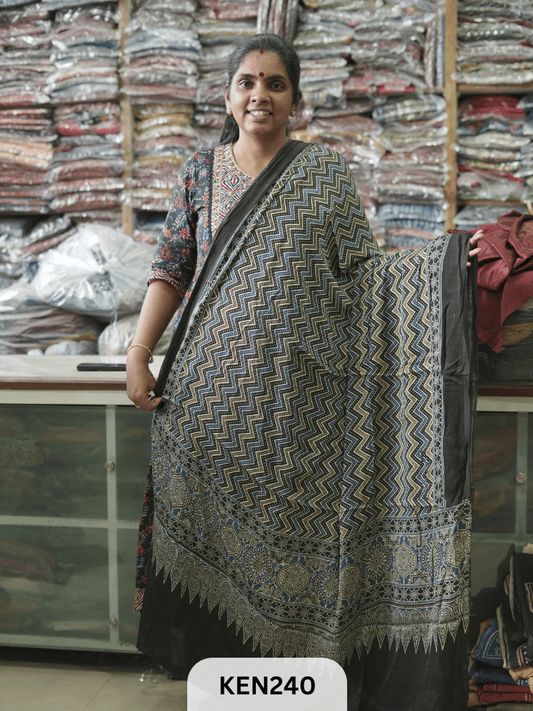 MODAL AJRAKH SCREEN PRINT DUPPATA