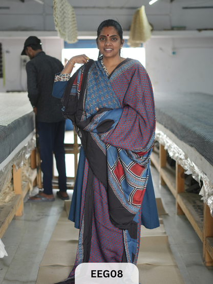 AJRAKH MODAL SAREE