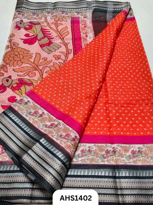 Pure Kota Cotton Digital Print Saree