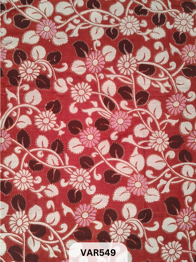 Kalamkari Hand printed - Fabric -2.5mtrs