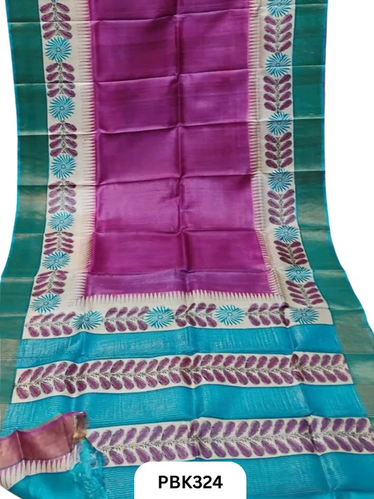 Pure Handloom Tussar Silk Saree
