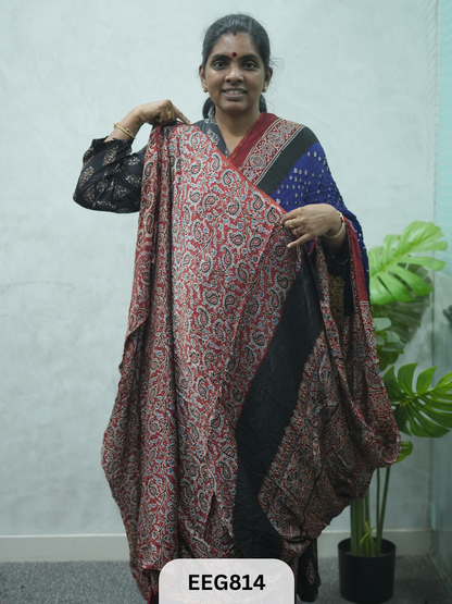 MODAL AJRAKH BANDHEJ SAREE