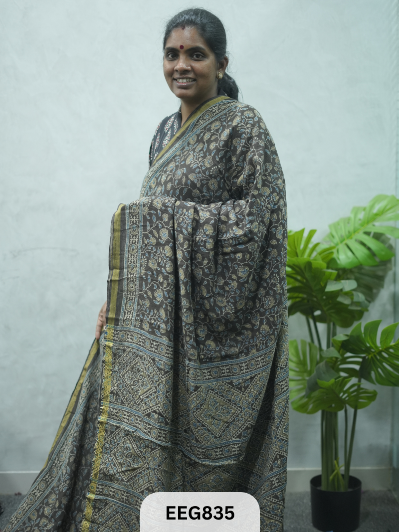 KOTA DORIA AJRAKH SAREE