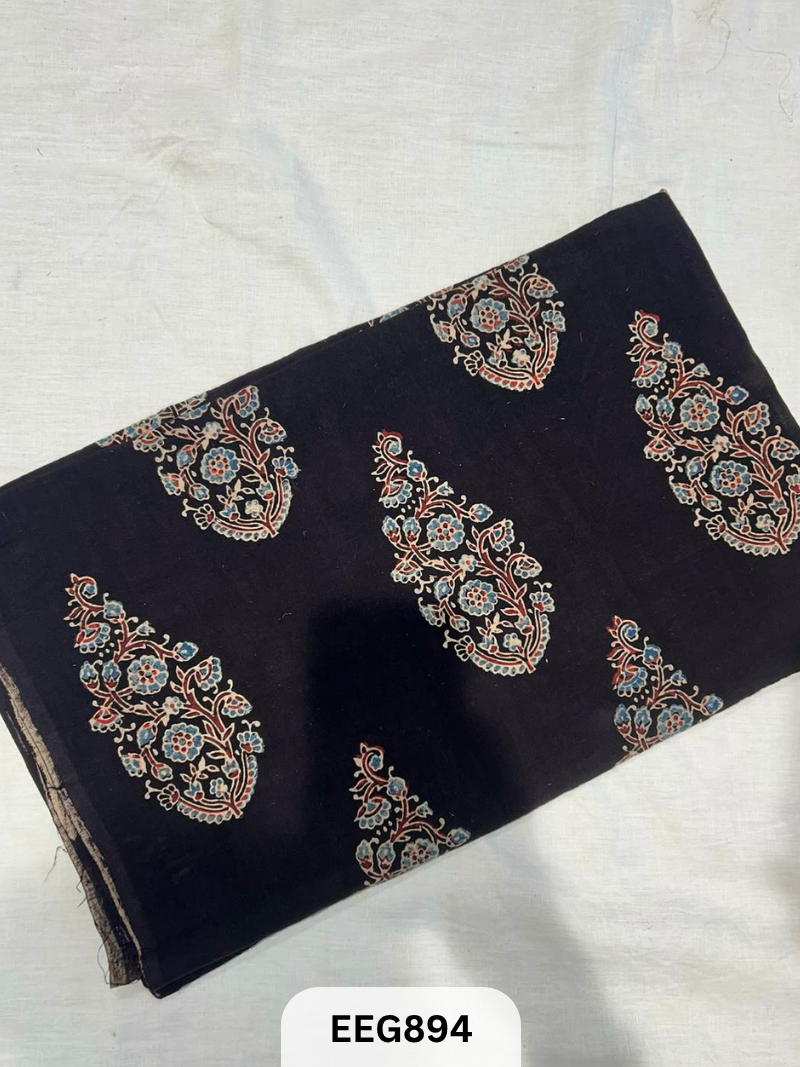 COTTON AJRAKH FABRIC-1MTR