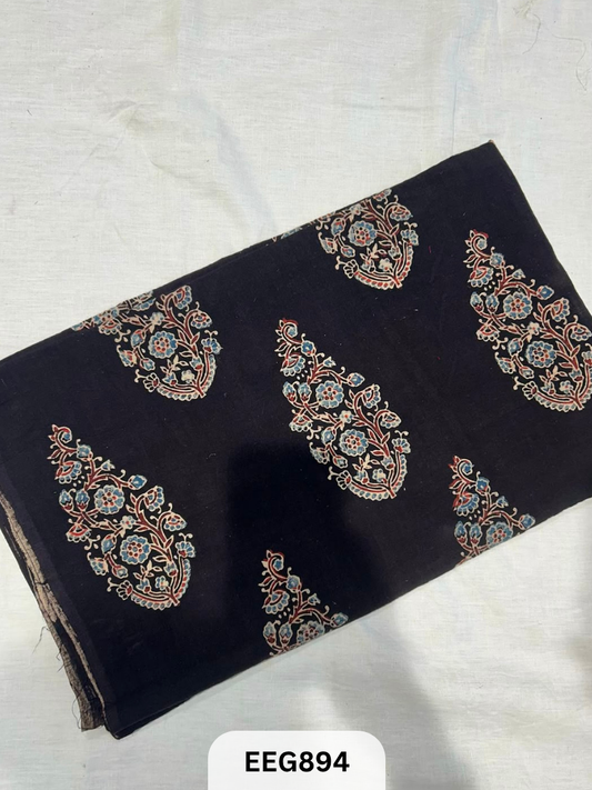 COTTON AJRAKH FABRIC-1MTR
