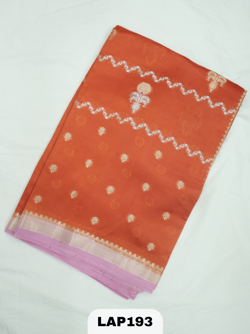 Banaras kora dupion silk saree