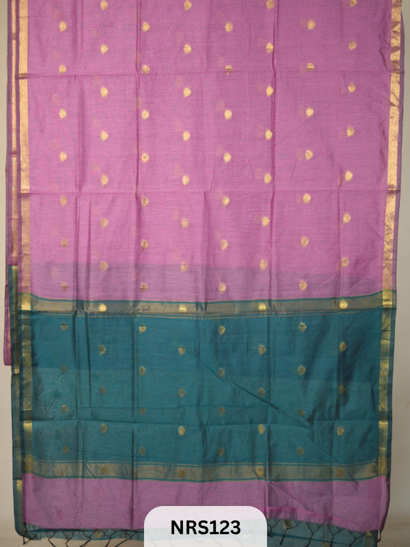 CHANDERI INSPIRED MAHESWARI SAREE