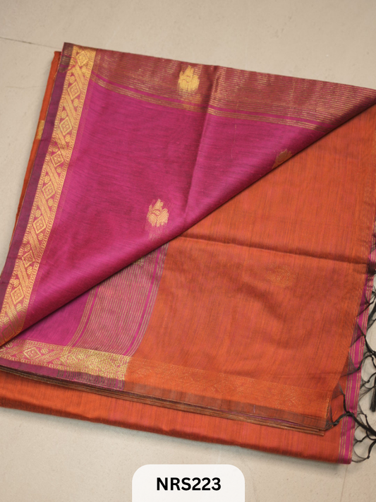 CHANDERI INSPIRED MAHESWARI SAREE