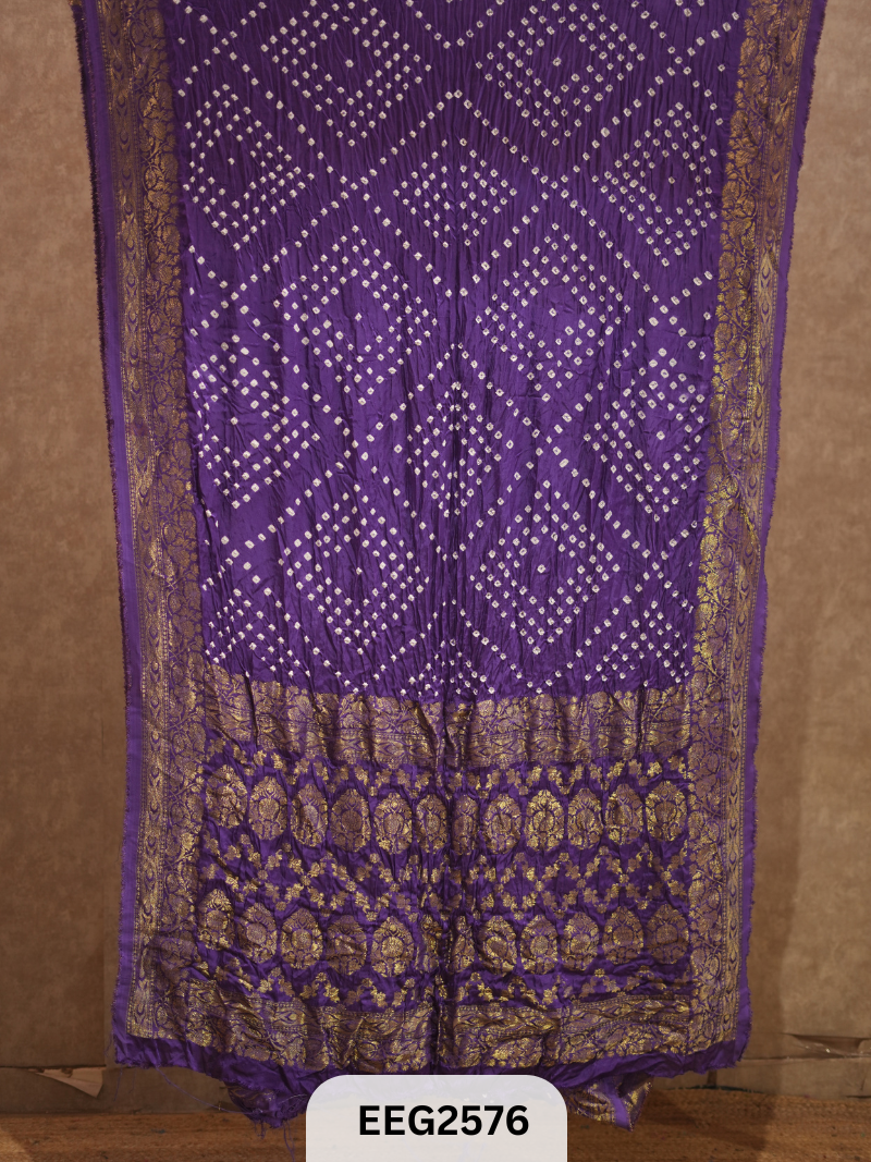 MODAL FUSIOIN SAREE WITH DOLA BORDER - EXCLUSIVE