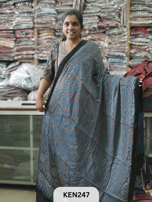 MODAL AJRAKH SCREEN PRINT DUPPATA