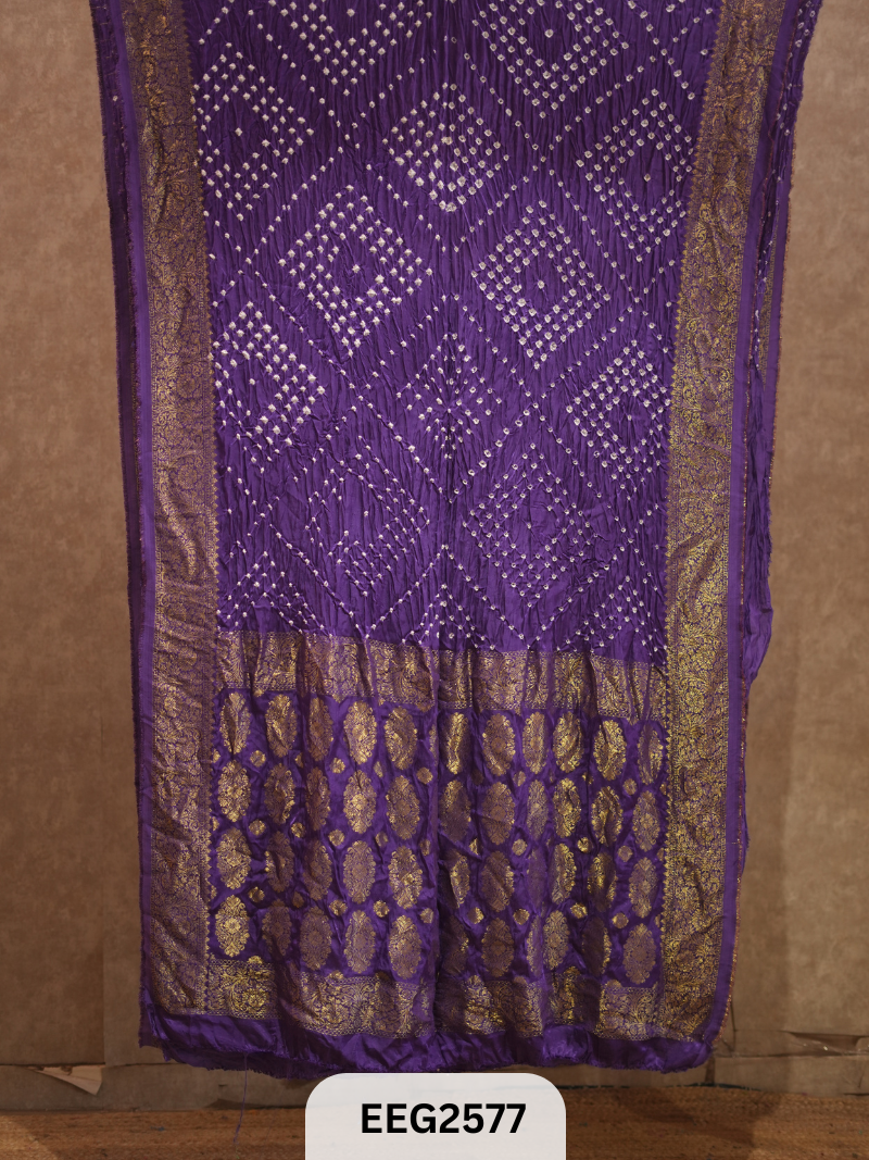 MODAL FUSIOIN SAREE WITH DOLA BORDER - EXCLUSIVE